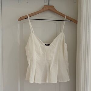 Aakaa Cream Spaghetti Strap Camisole